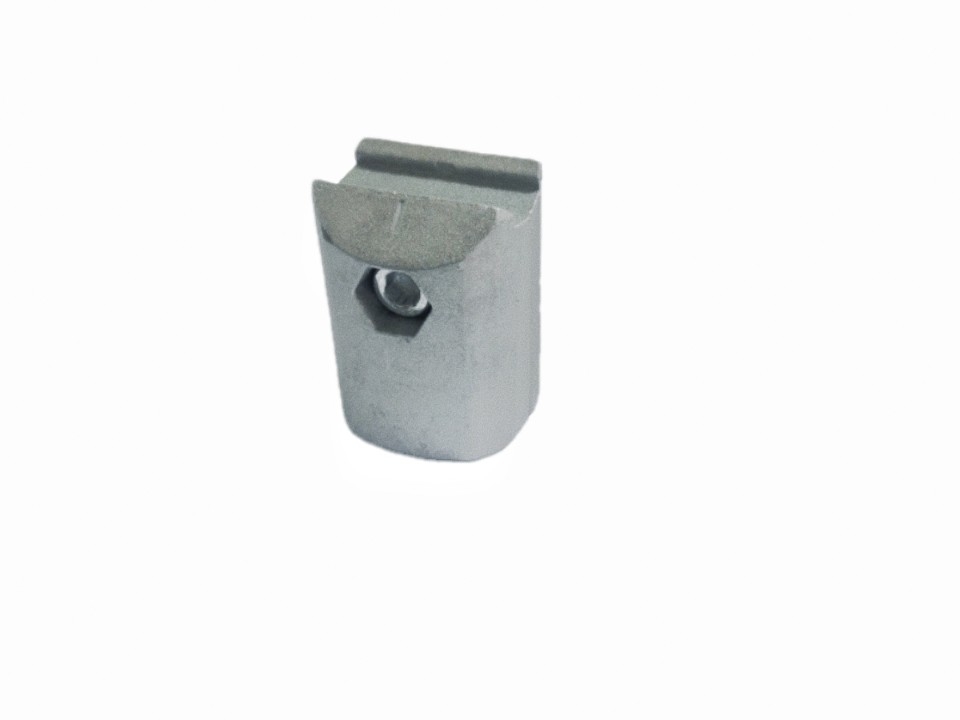 External Connection Aluminum Tube Fitting Claw Pattern Sandblasted AL-7