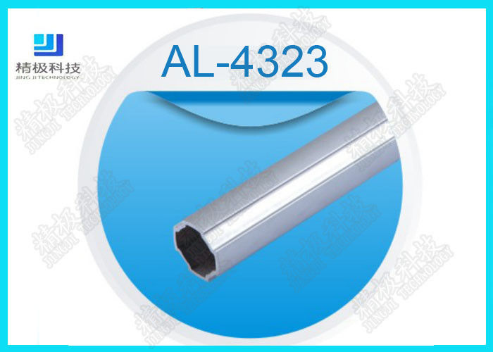 Anodic Oxidation Round Aluminium Alloy Pipe / Tube For Industrial OD 43mm
