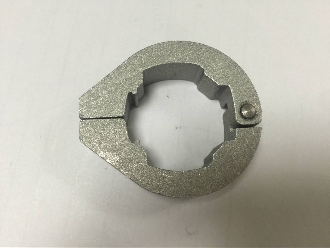 Sandblasting Aluminium Tube Connectors , Aluminum Pipe Coupling Casting