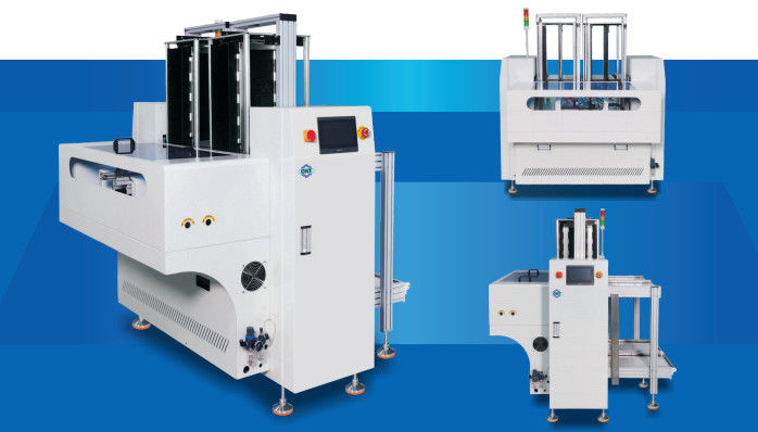 Monorail SMT PCB Conveyor Machine NG OK Plate Collector 330x250mm Board Handling