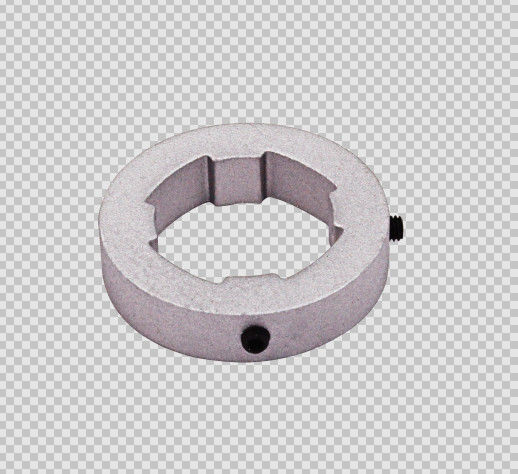 AL_19 Anodizing Silver Outer Aluminium Tube Joiners Connect Two Pipes Die Casting
