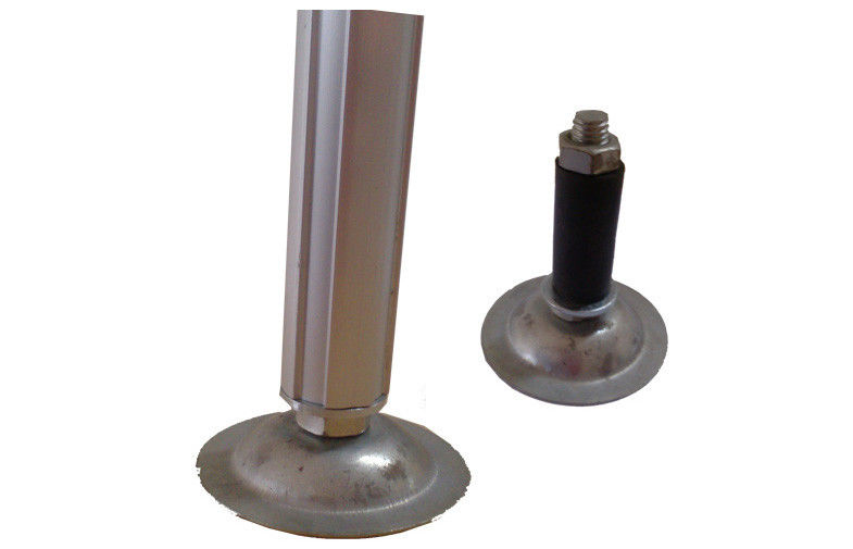 Flexible PP Plastic + Steel Screw Pipe Rack Fittings / Accessories