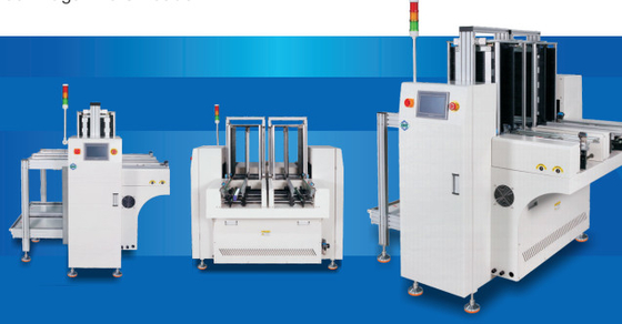 کیفیت ماشین حمل و نقل PCB سری SMT / بارگیری مجله دوگانه ابعاد مرزی 1475x1475x1220mm PCB ارتفاع 900±20mm کارخانه